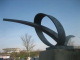 Abstract Bronze Sculpture, for the Opening of the Channel Tunnel