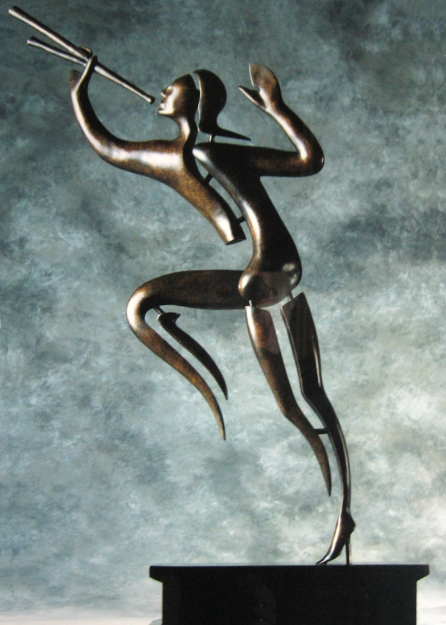 Bronze Sculpture - BT - 'The Piper'