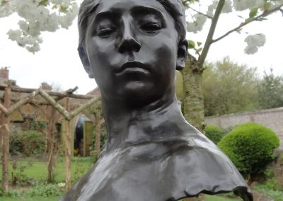 The Goddess Diana by A. Falguiere - bronze sculpture