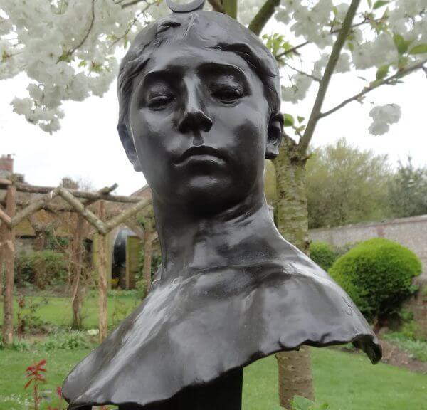 The Goddess Diana by A. Falguiere - bronze sculpture