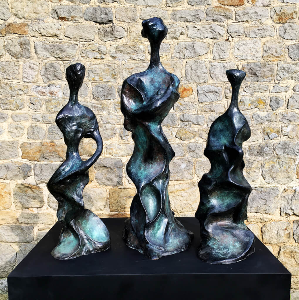 Three Sisters - Bronze Sculpture